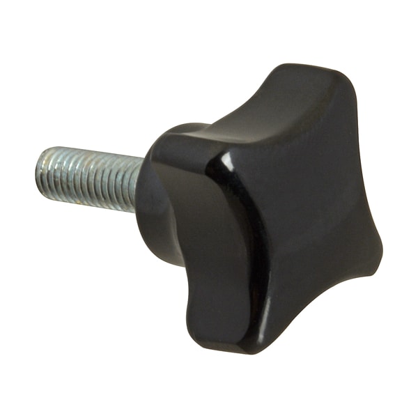 Knob, 4-Arm W/ Stud M5-0.8X15